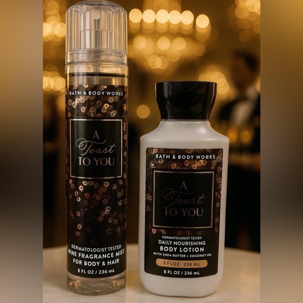 Bath & Body Works A Toast to You Fragrance Mist and Lotion